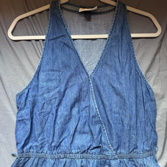 Universal Thread Blue Halter Sundress Denim Size Large - Picture 4 of 7